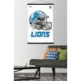 thumbnail image 2 of NFL Detroit Lions - Drip Helmet 20 Wall Poster with Magnetic Frame, 22.375" x 34", 2 of 5
