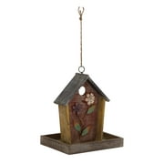 Striking Styled Wood Metal Birdhouse