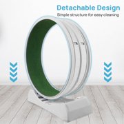 Cat Exerciser Wheel 45.6 Inch Large Cat Toy Running Wheel Treadmill with Detachable Carpet for Indoor Cats, Plastic Wheel