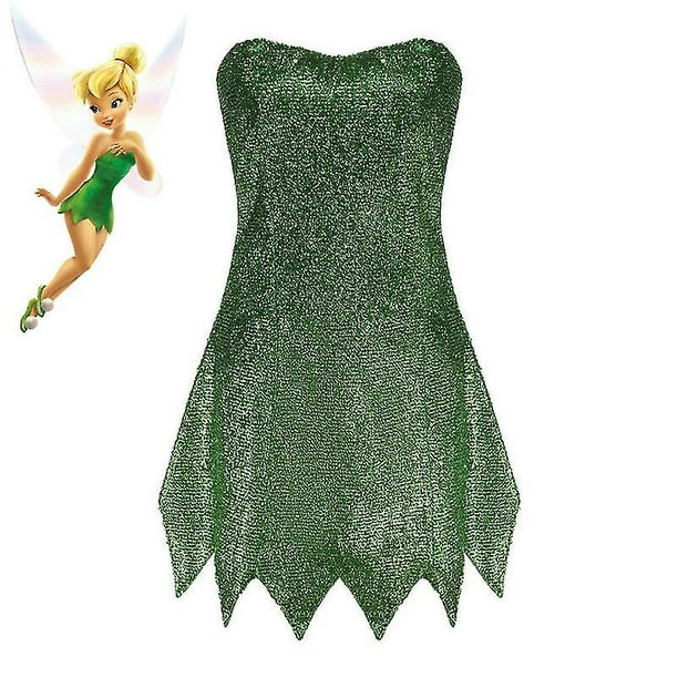 Pixie Tinker Bell Halloween Princesa Cosplay Vestido Tinkerbell Disfraz