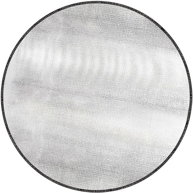 ZHAOCHENG Alfombrilla para fogatas de 11 a 39 pulgadas, redonda, resistente al fuego, para barbacoa, protector de cubierta, resistente al calor, ignífuga, 11 pulgadas, 24 x 24 pulgadas