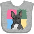 thumbnail image 3 of Inktastic Blue French Bull Dog Boys or Girls Baby Bib, 3 of 4