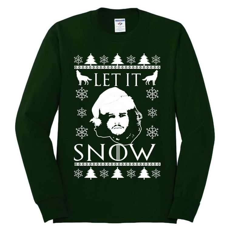 Let it snow jon snow sweater sale
