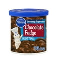 thumbnail image 3 of Pillsbury Creamy Supreme Chocolate Fudge Flavored Frosting, 16 oz Tub (2 pack) and 8in Silicone Spatula (Color Varies), 3 of 5