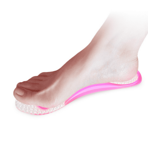 Gel High Heel Insoles for Women Sandals Silicon Gel Adhesive Cushion Pads for Sandals Arch Support 2 Pairs Walmart