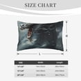 thumbnail image 3 of Fotbe Cloud White Dragon Pillow Cases - Envelope Closure - Luxury, Extra Soft, Cooling Pillow Covers - Wrinkle, Fade, Stain Resistant-16"x24", 3 of 8