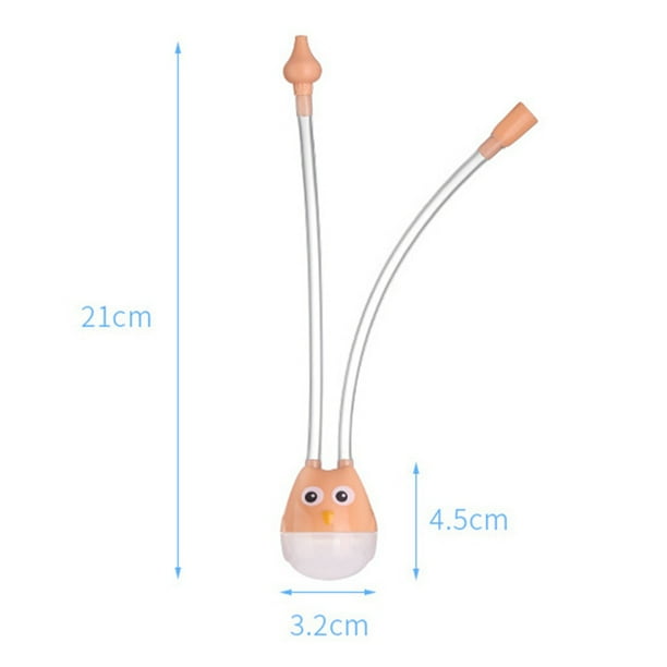Limpiador de mocos, aspirador nasal manual para bebés, aspirador nasal de silicona, aspirador nasal manual para bebés, artesanía superior