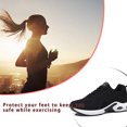 thumbnail image 3 of Qarigey 1 par de zapatillas deportivas transpirables para mujer, zapatillas deportivas para caminar, calzado para hacer ejercicio de Calzado Negro/36, 3 of 6