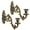 Gold, variant on Sungmor Set of 2 Ornate Cast Iron Wall Candle Sconces,Distressed Copper with Green Accents,Vintage Taper Candle Holders,Decorative Wall-Mounted Sconces for Living Room,Bedroom and Farmhouse Decor