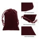 thumbnail image 4 of Uxcell 20 piezas Bolsas de Terciopelo con Cuerdas 2 x 2.8 Pulgadas Bolsas de Regalo para Joyería para Empaque de Joyería, Rojo Vino, 4 of 7