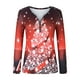 thumbnail image 4 of Ichuanyi Liquidación Mujeres Fashion Fashion Fashion V Camiseta de manga larga Camiseta Top Exteriores ICHUANYI WER202308241110, 4 of 6