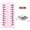 HY02, variant on New Cat Eye False Eyelashes, Winged Long End Clear Band Natural Look Lashes 10 Pairs Daily Makeup Eye Lashes