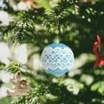 thumbnail image 5 of Mecorevxz Lace Christmas Ball,Glitter Foam Xmas Tree Hanging Ornaments,for Xmas Tree Party Wreath Decoration(Blue), 5 of 7