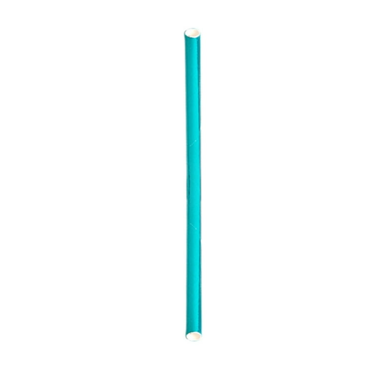 Super Long Straws for Handicapped Reusable Foldable Straws with Case Metal United Fruit Disposable Degradable Paper Straw Solid Color Bronzing