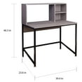thumbnail image 4 of Simple Living  Porter Grey Desk, 4 of 4