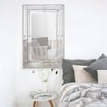thumbnail image 2 of Renwil Vincenzo Mirror with Etched Pattern Frame, 2 of 3