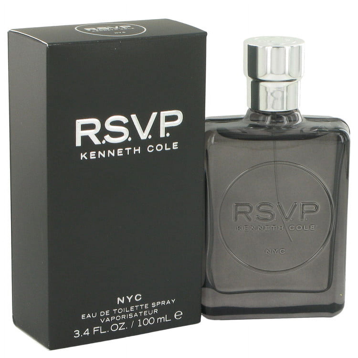 Kenneth Cole RSVP Eau De Toilette Spray, Cologne for Men, 3.4 Oz