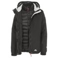 thumbnail image 1 of Trespass - Chaqueta impermeable 3 en 1 modelo Trailwind para mujer (Negro) Trespass UTTP3520_black, 1 of 2