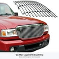 thumbnail image 3 of APS Compatible with Ford Ranger 2006-2012 Main Upper Chrome Billet Front Grill Grille Insert F85342A, 3 of 7