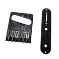 thumbnail image 4 of lionlar Saddle Bridge Plate Sturdy Hardtail Bridge for Musical Instrument black, 4 of 9