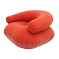 thumbnail image 1 of simhoa Inflatable Lounge Chair Adults Inflatable Lounger for Travel Garden Backyard Red, 1 of 8