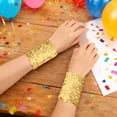 thumbnail image 2 of Elegant Carnival Sequin Elastic Wristband For Adult Ethnic Dance Performance And Festival Accessory, 2 of 5