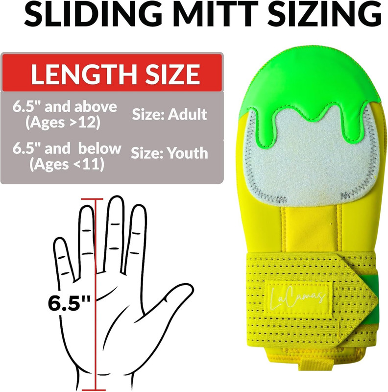 Baseball Sliding Mitt – Youth & Adult Sizes – Drippy Designs (Gingerbread, Ninja, Ice Cream, Alien, USA, Cyclops) – Left & Right Hands – Hand & Wrist Protection