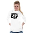 thumbnail image 4 of Cheat Day Pizza Fitness Food Craving Long Sleeve TShirt Men Women Brisco Brands S, 4 of 6