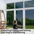 thumbnail image 5 of Heat Control Window Film 17.5In x 6.5Ft,Window Tint Sun Blocking Blackout and UV Protection,Window Privacy Film See Out Not In,Explosion-Proof Premium PET Material Cosmic Black, 5 of 6