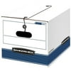 Bankers Box Liberty Max Strength Storage Box- Letter/Legal- White/Blue 12/Ctn