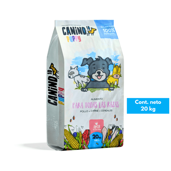 Croqueta alimento para perro CANINO 10 PUPPY Cachorro 20 kg