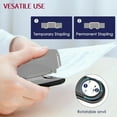 thumbnail image 7 of Metal Stapler Heavy Duty 50 Sheet Capacity with 1500 Staples and Staple Remover, White Stapler Full Strip Staplers for Desk, No Jam, Non-Slip Office Stapler with Staples for Office & Classroom, Gray, 7 of 7