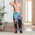 thumbnail image 2 of Hirioo Lively Cute Turtle for Men's PJ Pajama Pants Sleep Pants Men's Home Trousers with Pockets,S-3XL-XX-Large, 2 of 6