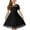 Black, variant on Arshiner Toddler Girls Tulle Summer Puff Sleeve Baby Girls Tutu Princess Party Casual Dress 4-5 Year