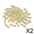 thumbnail image 1 of 2x Terminales de Crimpado de Latón para Coche Compacto, Insertos en Frío, 0,5-1,5mm, Cuadrado, Anticorrosión, Conector Eléctrico de Crimpado en Forma 2 piezas, 1 of 8