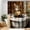 Color 1, variant on SPXUBZ Waterproof Fabric Shower Curtain - Rustic Deer Antler Floral Country Pattern Bathroom Decor Accessories, 72 x 72 Inch Heavyweight Bath Curtain