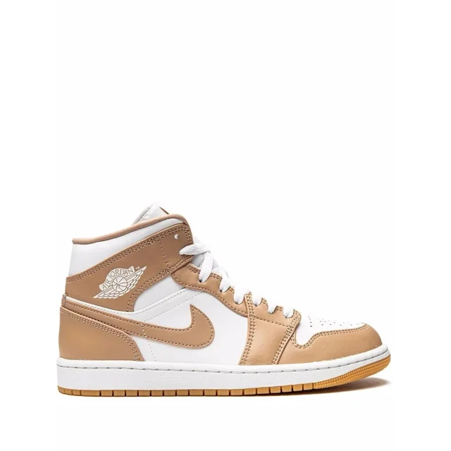 W A i r-Jor-dan MID HEMP/WHITE-GUM YELLOW Brand style ID: 554724271 SIZE 6 UK3.5