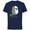 Navy, variant on Star Wars Stormtrooper Dad's a Trooper - Short Sleeve Cotton T-Shirt for Adults - Customized-Black