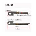 thumbnail image 1 of 100pcs Glasses Spring Insert Hinge Repair Replacement Broken Eyeglasses Accessories 69-5, 1 of 6