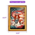 thumbnail image 5 of Brittany Spaniel Patriotic Welcome for 4Th of July Independence Day Acrylic Plaque with Wood Photo Frame Box Brittany Dog Lover Gifts Idea Light Box - 00010, 5 of 5