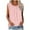 Pink, variant on asdoklhq 2025 Summer Fall Womens Tops Clearance under $5 Women's Summer Solid Color Casual Tank Tops Loose Fit Pleated Round Neck Sleeveless Shirts Tops Navy XXXL