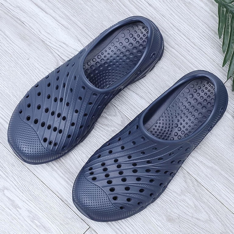 Mens Garden Clogs Shoes Outdoor Breathable Slip on Soft  display picture 2