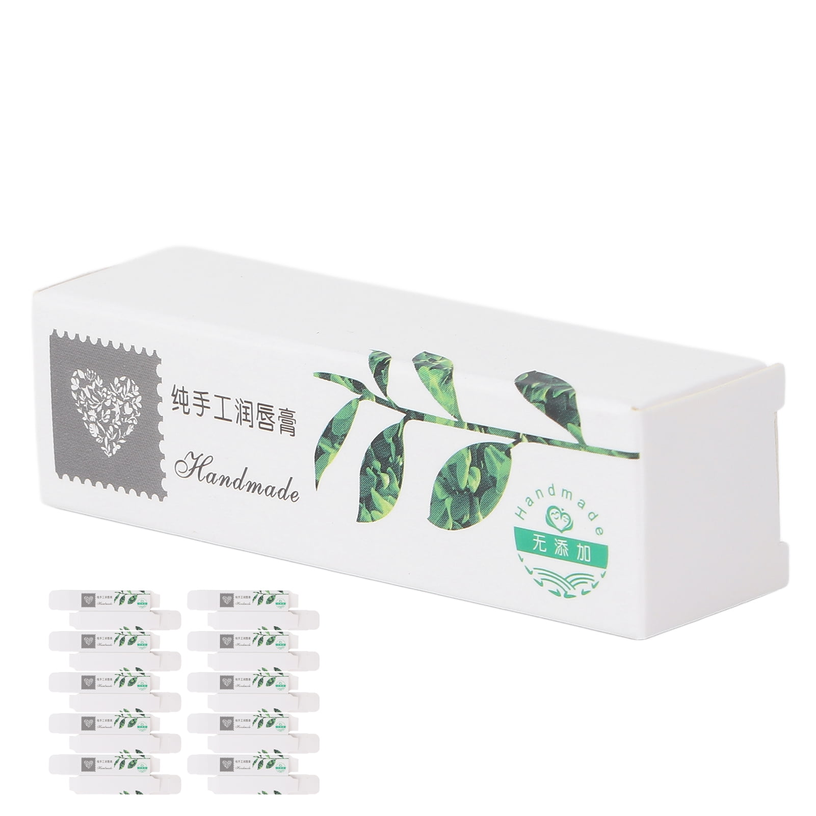 LYUMO Empty Lip Gloss Box,10Pcs Lipstick Packaging Box Fashion Foldable Portable Empty DIY Lipstick Paper Box,Lipstick Boxes