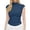 Navy, variant on ChoXxx Women's Summer Slim Fit High Neck Basic Stretch Camisole Daily Wear Coffee M