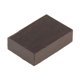 thumbnail image 1 of Mango de madera de ébano negro, mango de madera dura en blanco, mango de cortador, material de bricolaje, cuchillo 7cmx5cmx2cm, 1 of 9