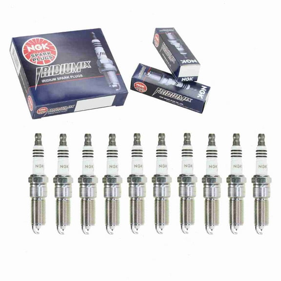 10 pc NGK 5107 Iridium IX Spark Plugs for ITL22 Ignition Wire Secondary