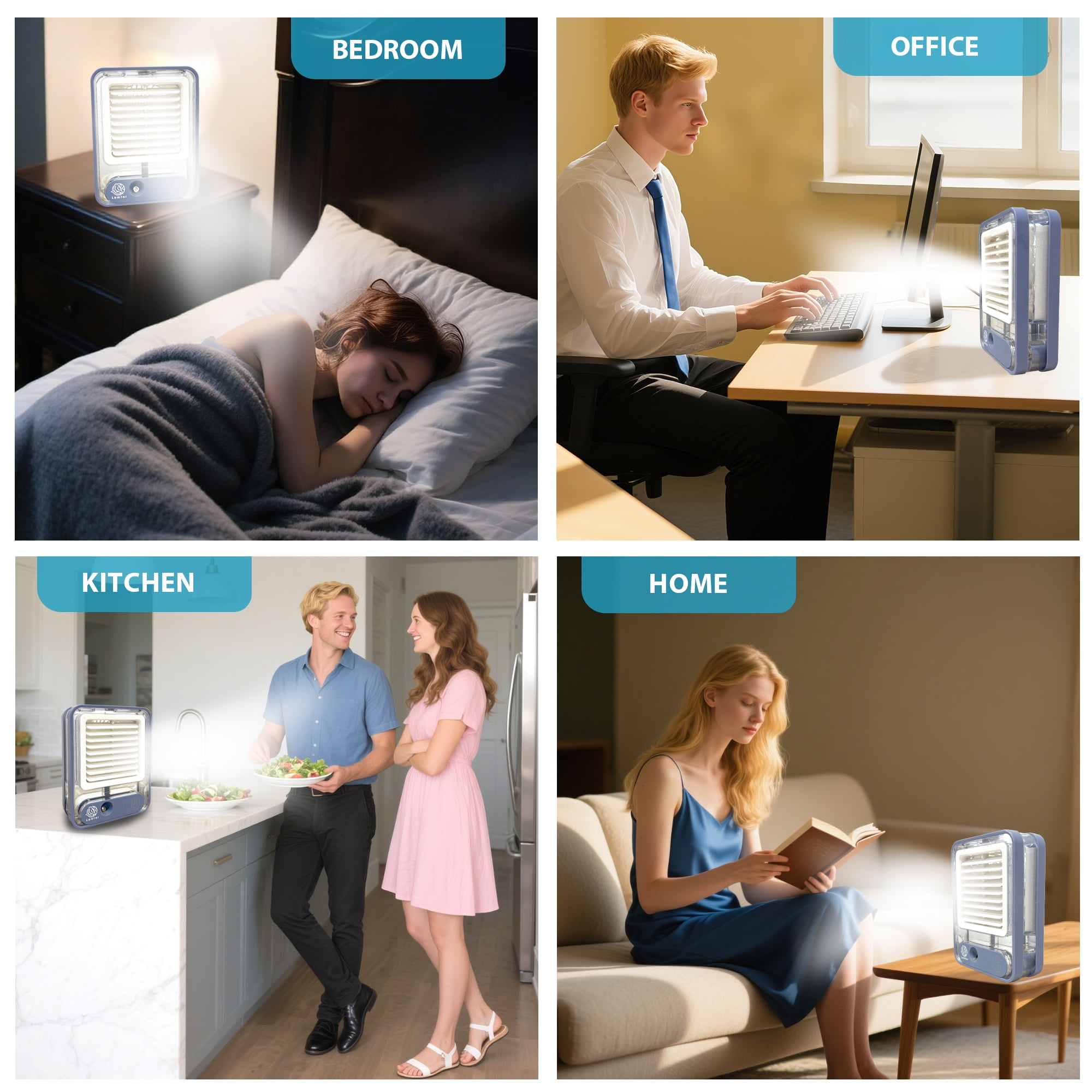 Lamtor Humidifiers , Super Easy to Clean Auto Adapt Cool Mist Humidifier for Bedroom for Home for Office