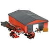 New-Ray Kubota Farm Vehicles with Machine Shed Set