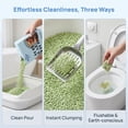 thumbnail image 3 of FEELING BEST Green Tea Tofu Cat Litter 11.2 lb, Natural Flushable Low Tracking Odor Control Kitty Litter, 3 of 9