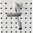 thumbnail image 1 of Quick Back 9026258 Trion Galvanized Silver Peg Hook with Back Plate - 2.19 x 2.23 x 12 in., 1 of 1